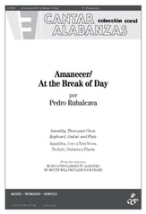 Amanecer SAB choral sheet music cover